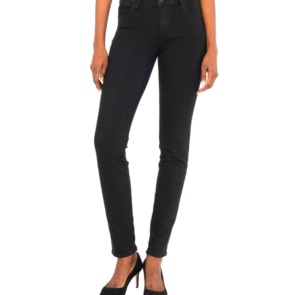 Kut from the Kloth Black Diana stretched leg pant sz 6